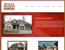 Tablet Screenshot of henleyheights.com